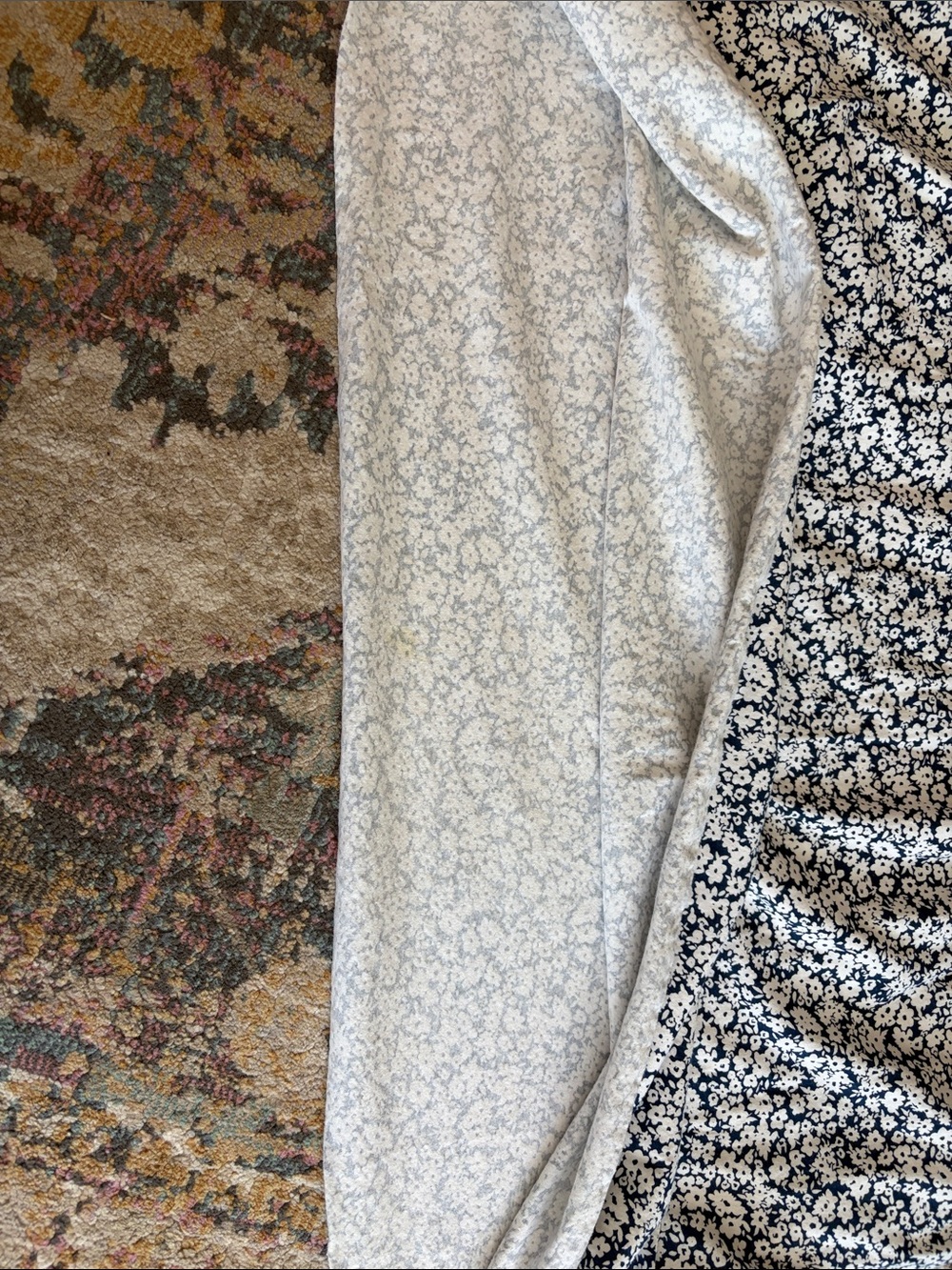 Old Navy Navy and White Floral Midi Dress - Picture 2 of 2